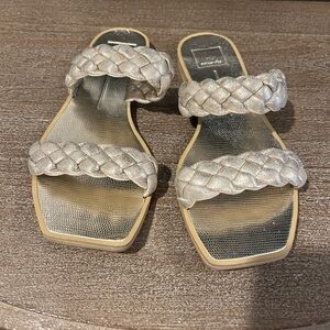 Dolce Vita gold braided sandal